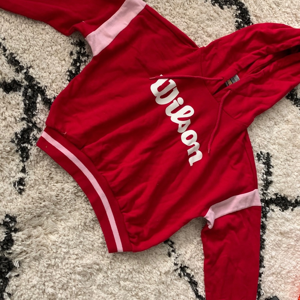 Wilson cropped hoodie